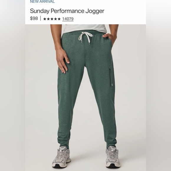 Vuori |  Sunday Performance Jogger NWOT - Picture 3 of 7